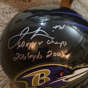 full size helmet Jamal Lewis #31 Ravens super bowl champs 2003